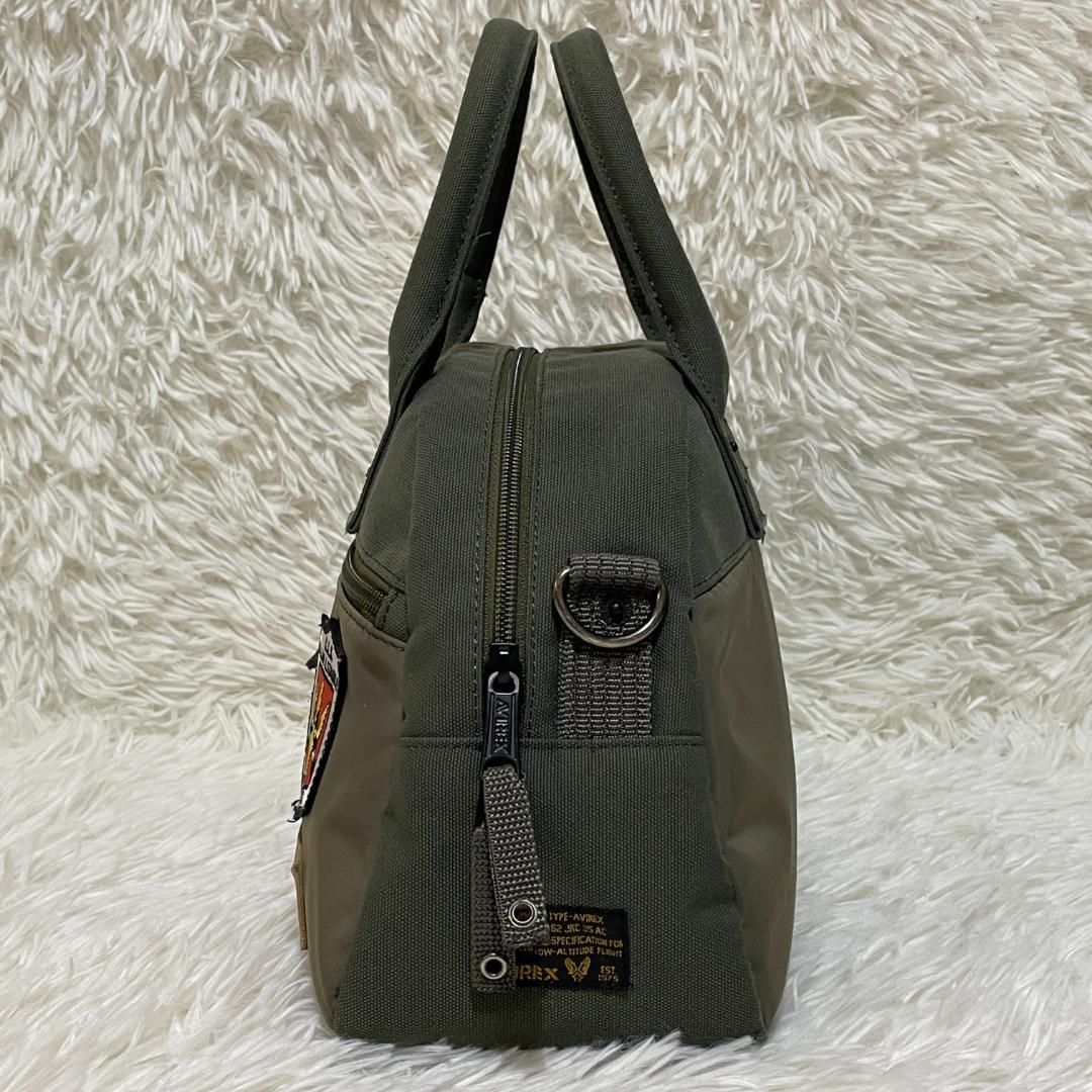 【美品】 AVIREX　ミニボストンバッグ　トップガン 限定モデル　EAGLE