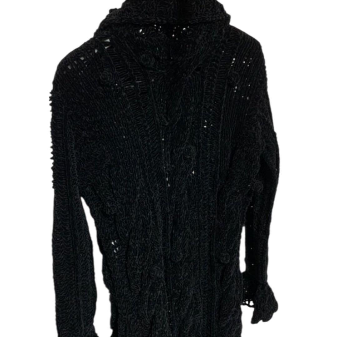 希少品 John galliano ニット ロングコート こぶ