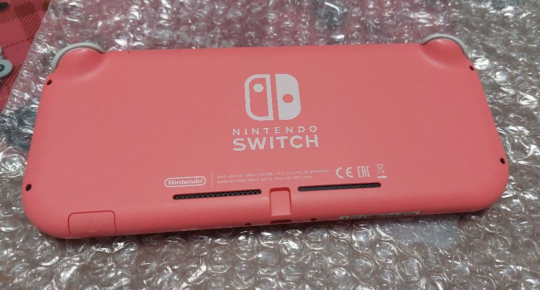 【箱無し】Nintendo SwitchLite コーラルピンク