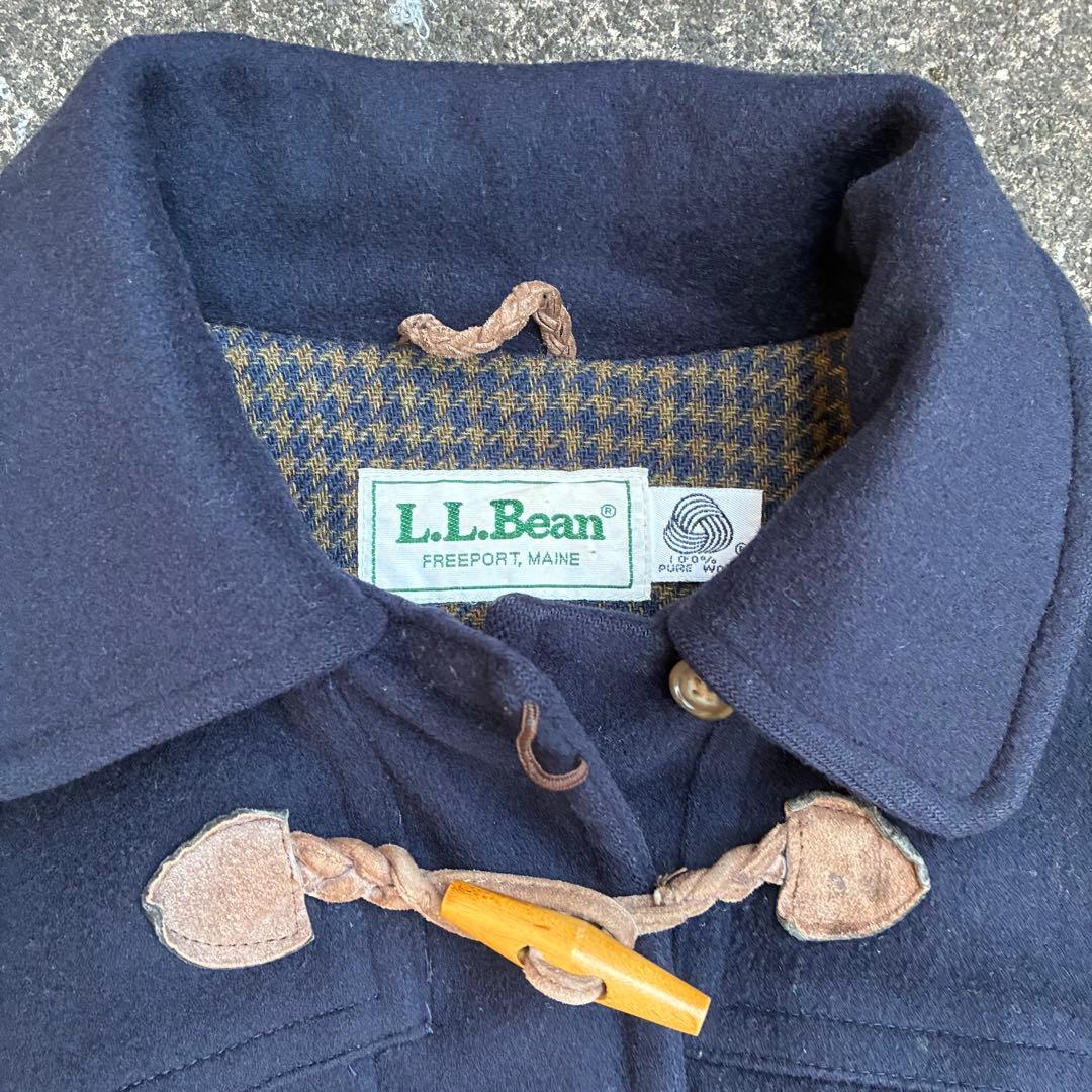 し*ぬ様 80s L.L.bean ダッフルコート　ネイビー　キルティング