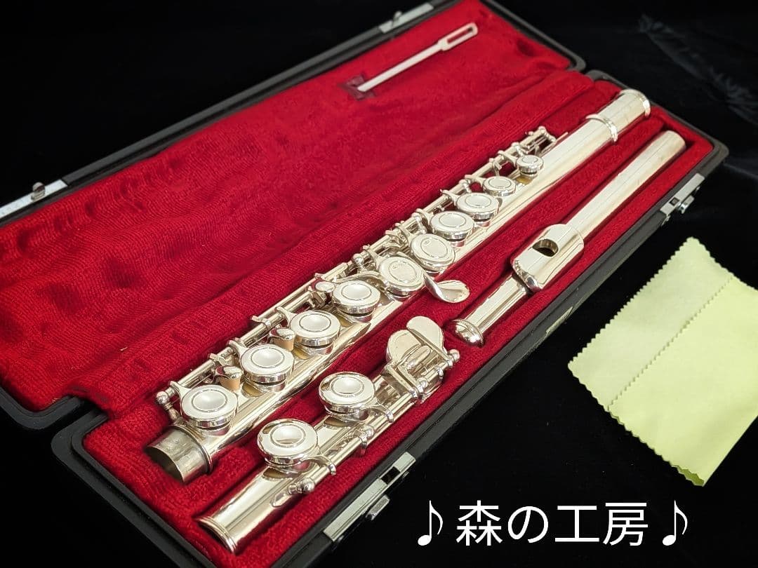 中古フルート専門店‼️部活応援‼️頭部管銀製 ヤマハフルートYFL311 Eメカ
