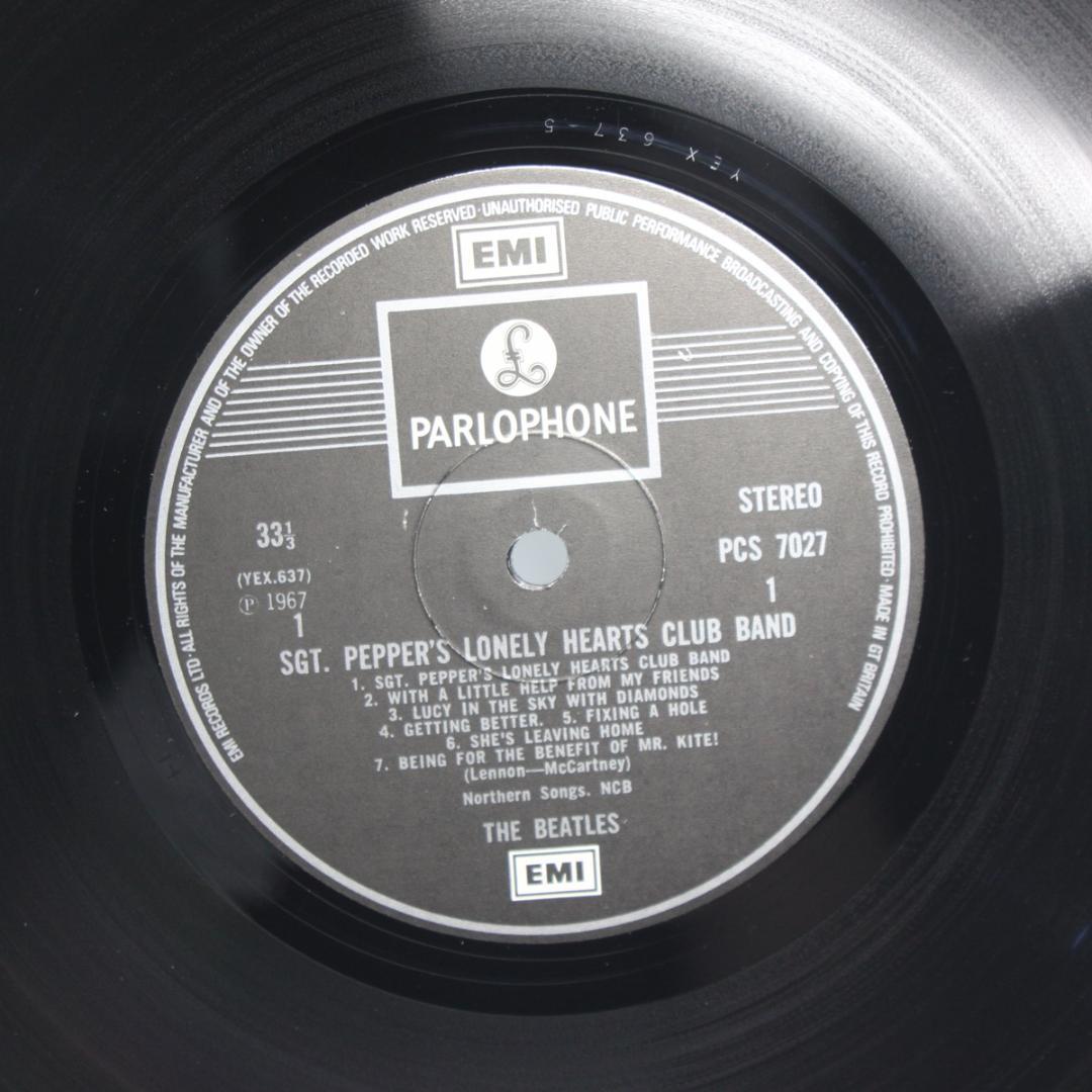 英LP The Beatles Sgt. Pepper's ステレオ 説明参照