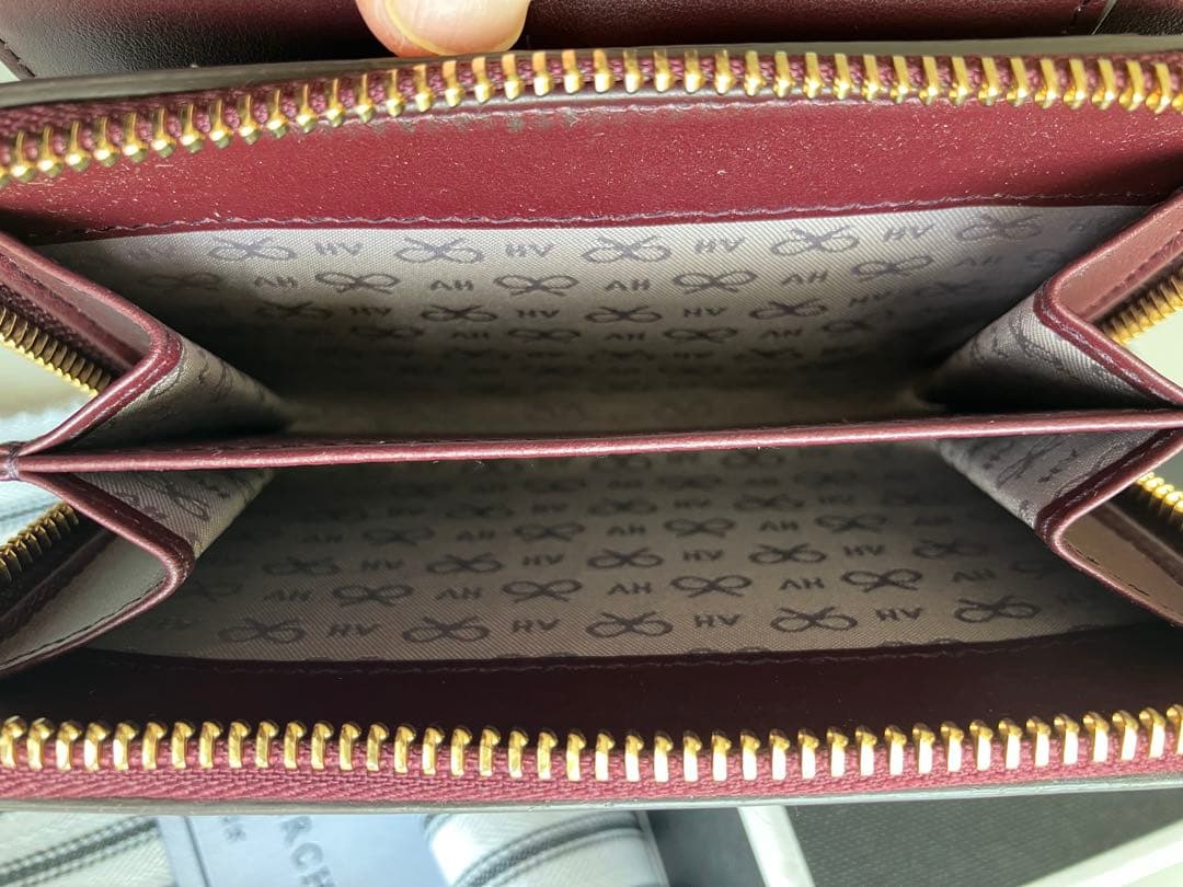 ANYA HINDMARCH スマイリーCompact Wallet２つ折り財布