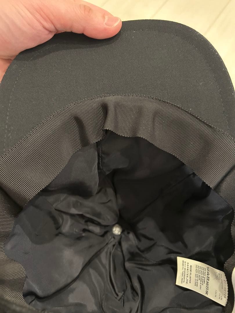 sacai キャップ
