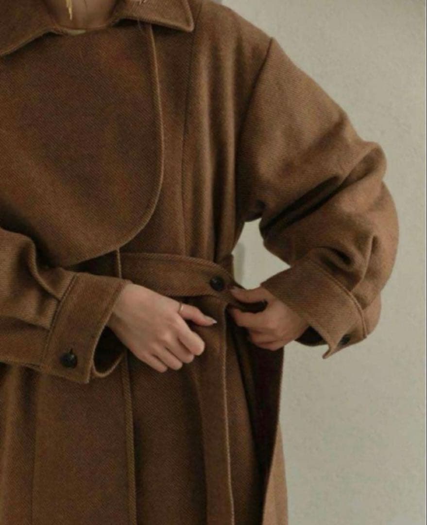 【Eaphi】新品 gunpatch waist mark long coat