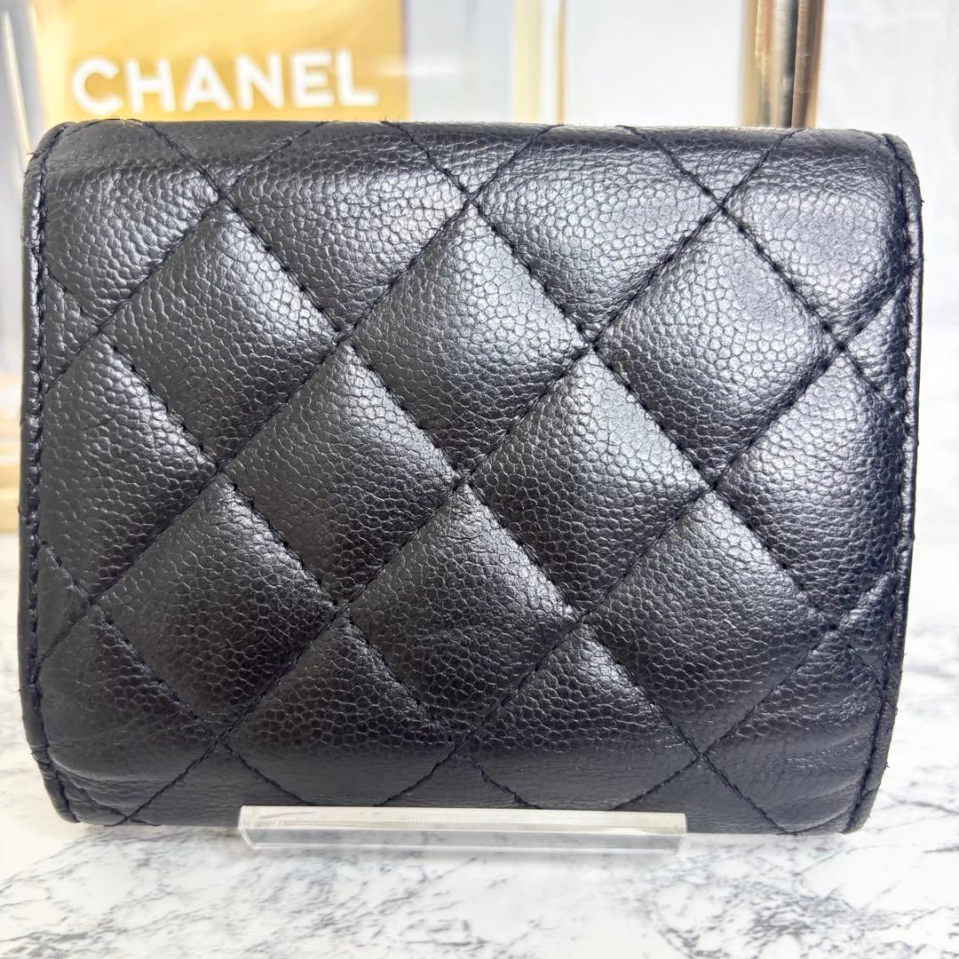 xx_xx 様　CHANEL 財布　三つ折り　マトラッセ　ココマーク