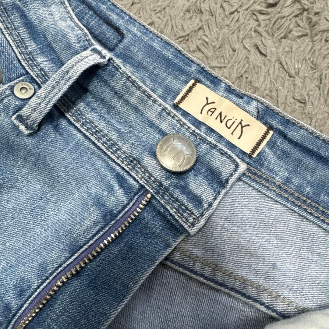 YANUK/ヤヌーク ブーツカットデニムパンツ サイズ25 サンプル