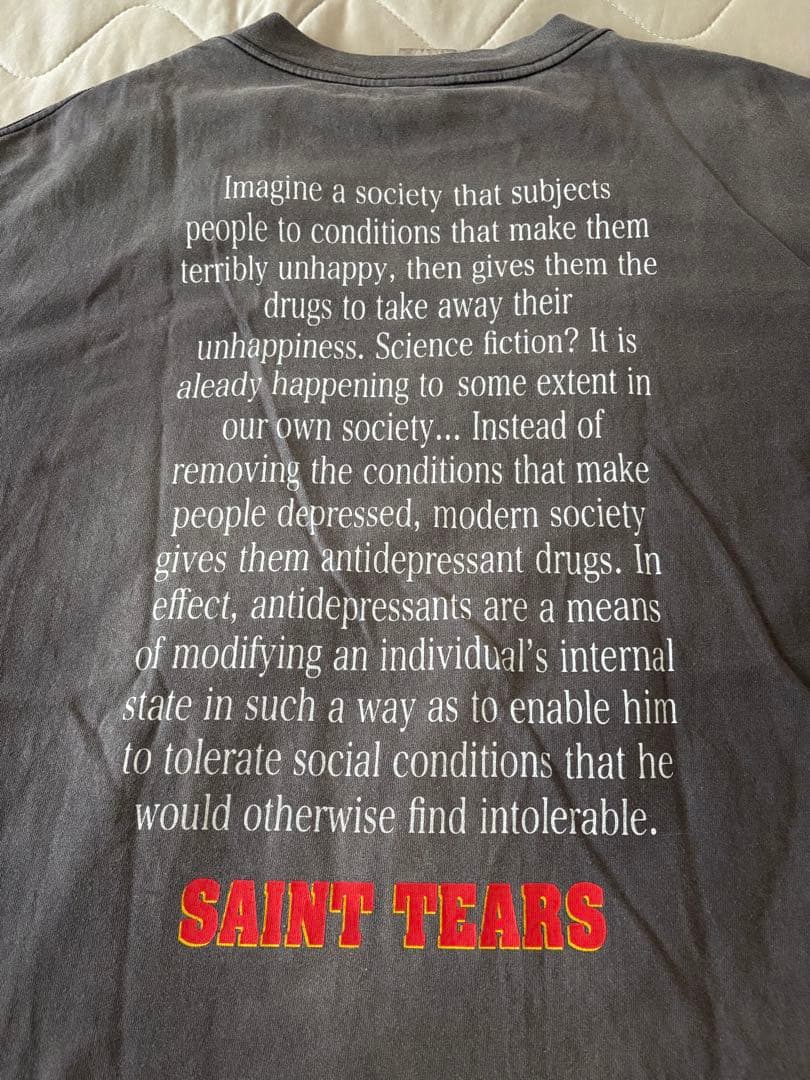 セントマイケル デニムティアーズ パルプフィクション L Tシャツ