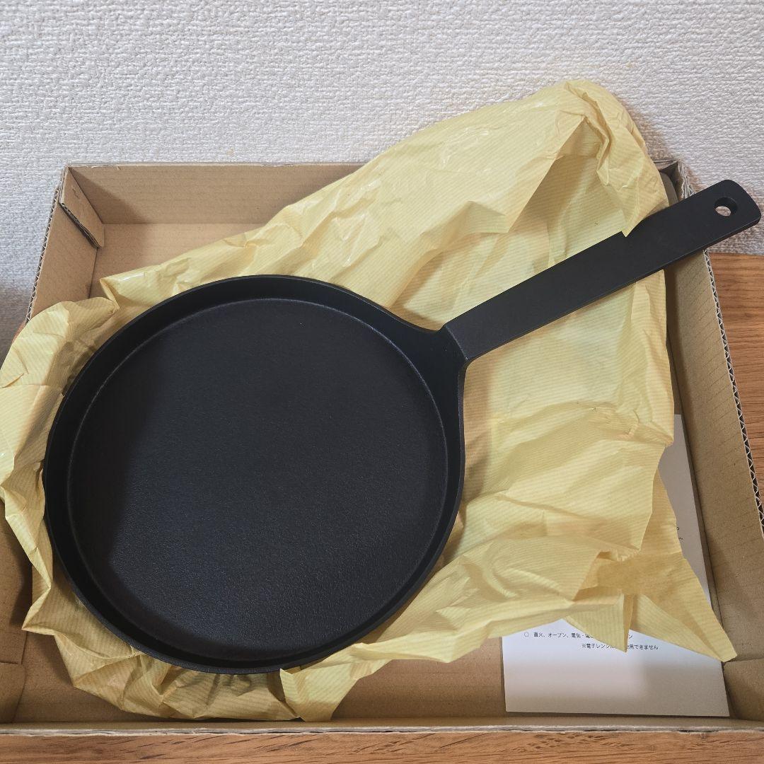 新品　釜定　シャロウパン　クレープパン　南部鉄器