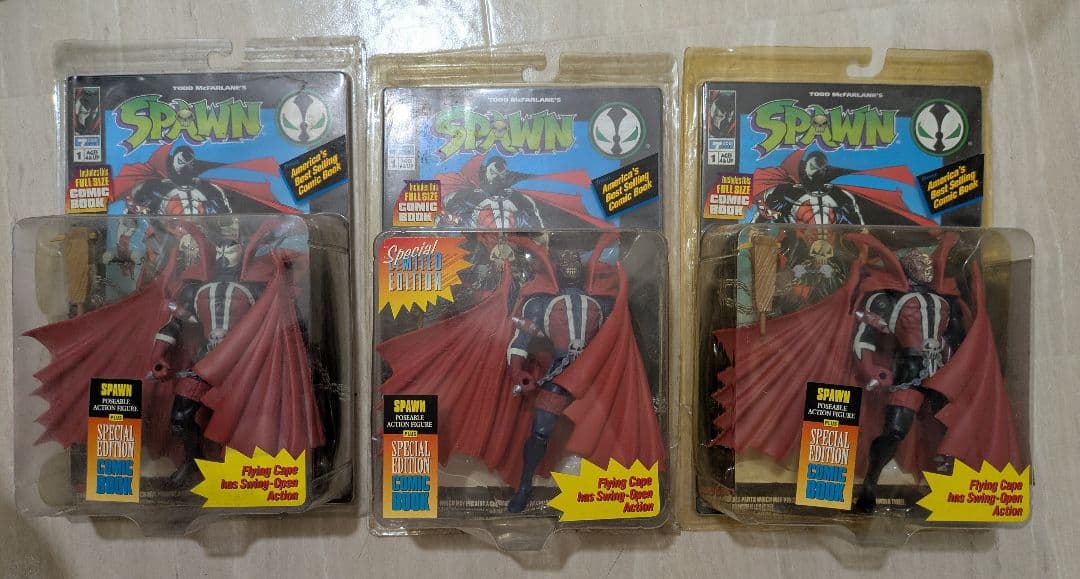 未開封SPAWN 1996年コミック付きフィギュア