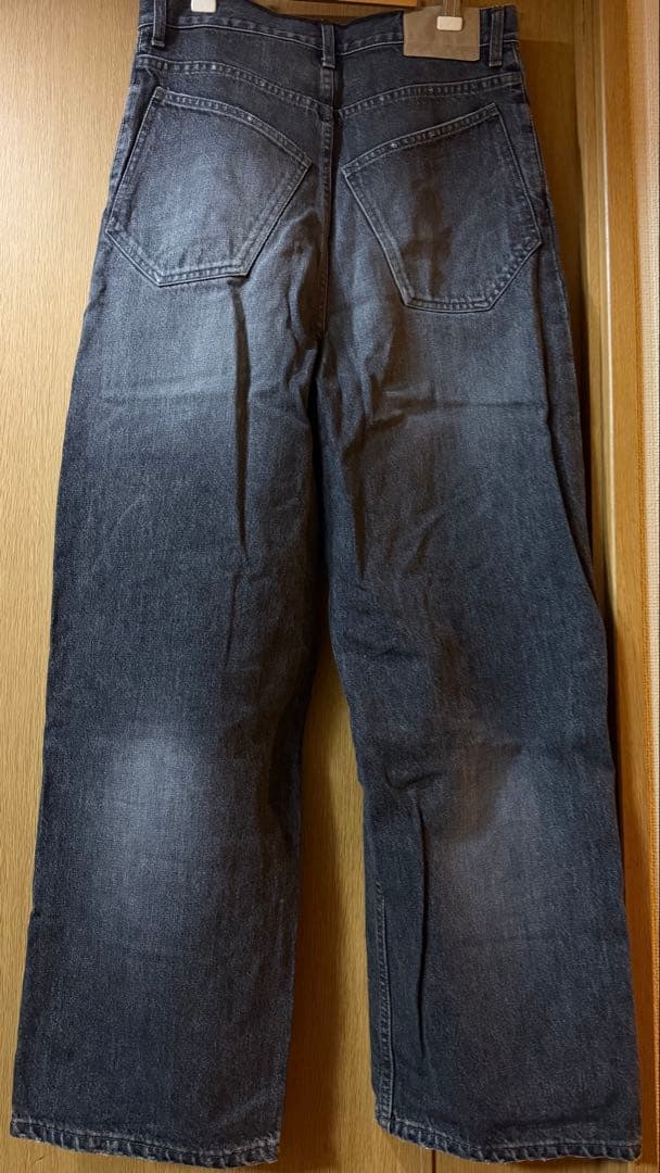 ok.soon original wide denim black デニム