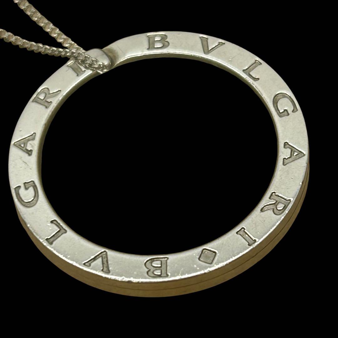 BVLGARI ブルガリ ロゴリング キーリング ネックレス SV925シルバー