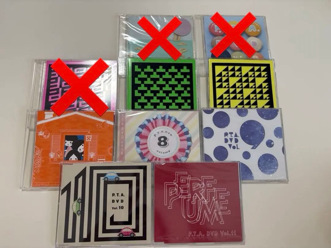 Perfume PTA dvd セット売り