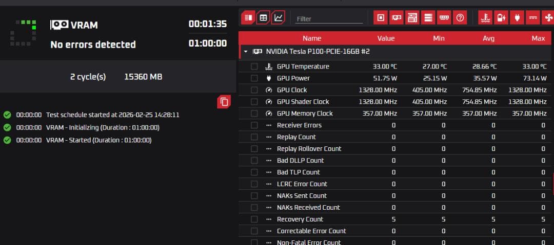 冷却ファン付 Tesla P100 16GB HBM2 2枚セット 動作確認済