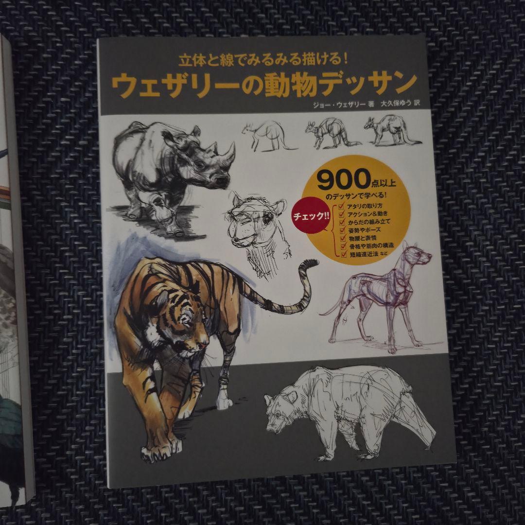 美術解剖学・動物デッサン本 4冊セット