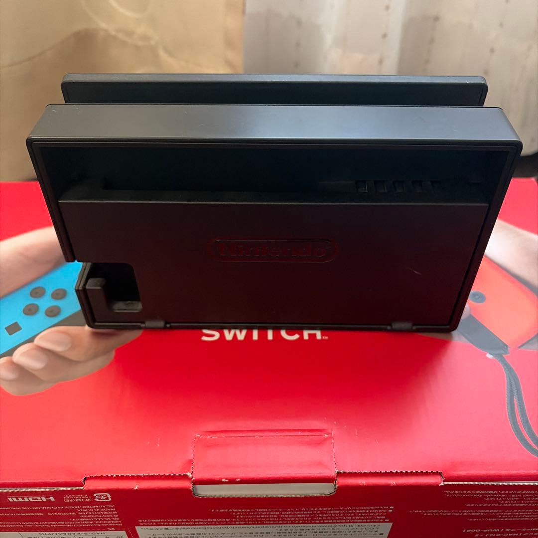 Nintendo Switch 本体　ドック　充電器　箱　マイクロSD