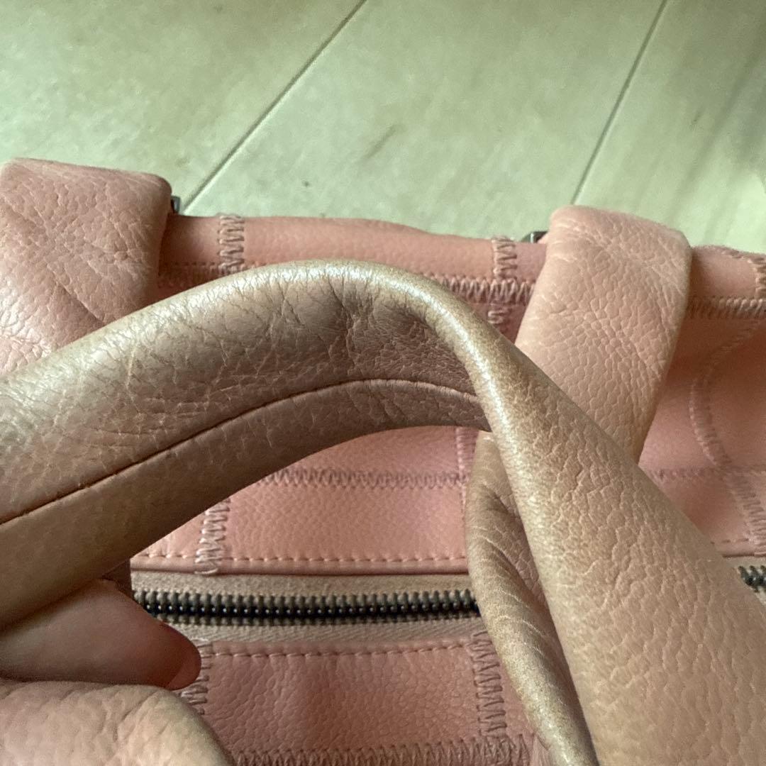 れん　CHANEL シャネル　ボストンバッグ　ピンク
