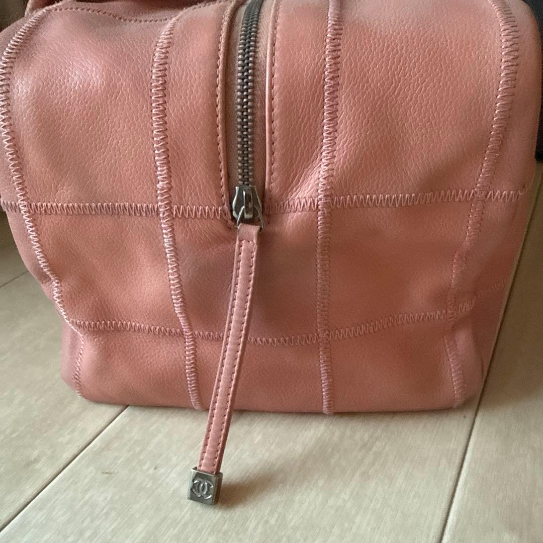 れん　CHANEL シャネル　ボストンバッグ　ピンク