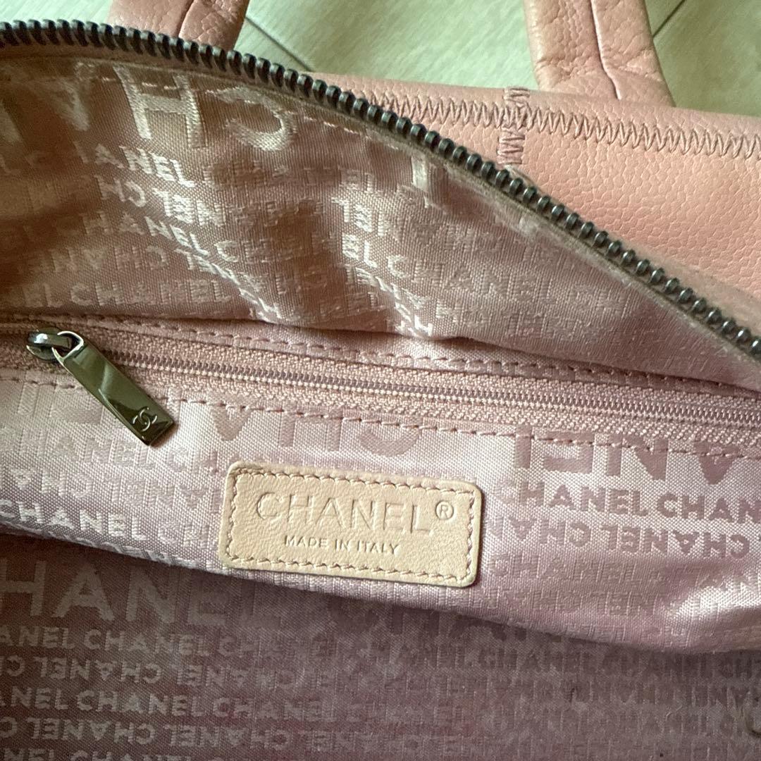 れん　CHANEL シャネル　ボストンバッグ　ピンク