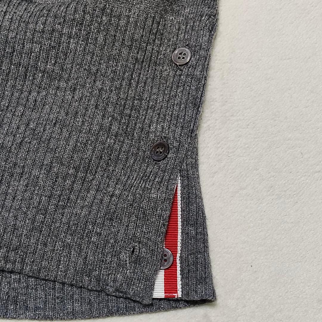 THOM BROWNE　カーディガン　カシミヤ　グレー　２