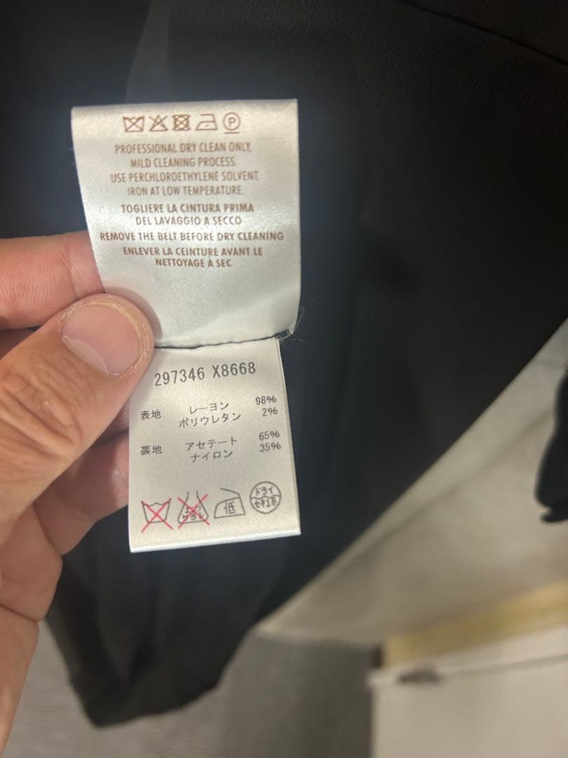 Gucci 黒 長袖ワンピース　サイズS