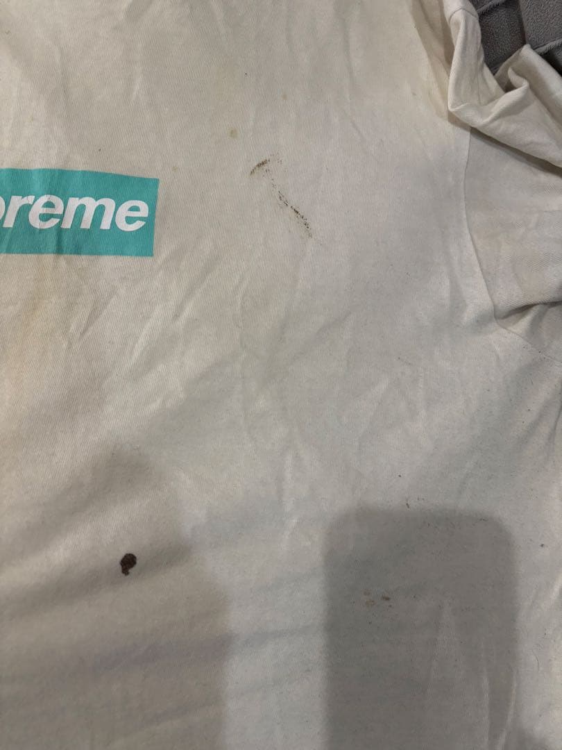 Supreme×Tiffany Box ロゴ ホワイトTシャツ XL