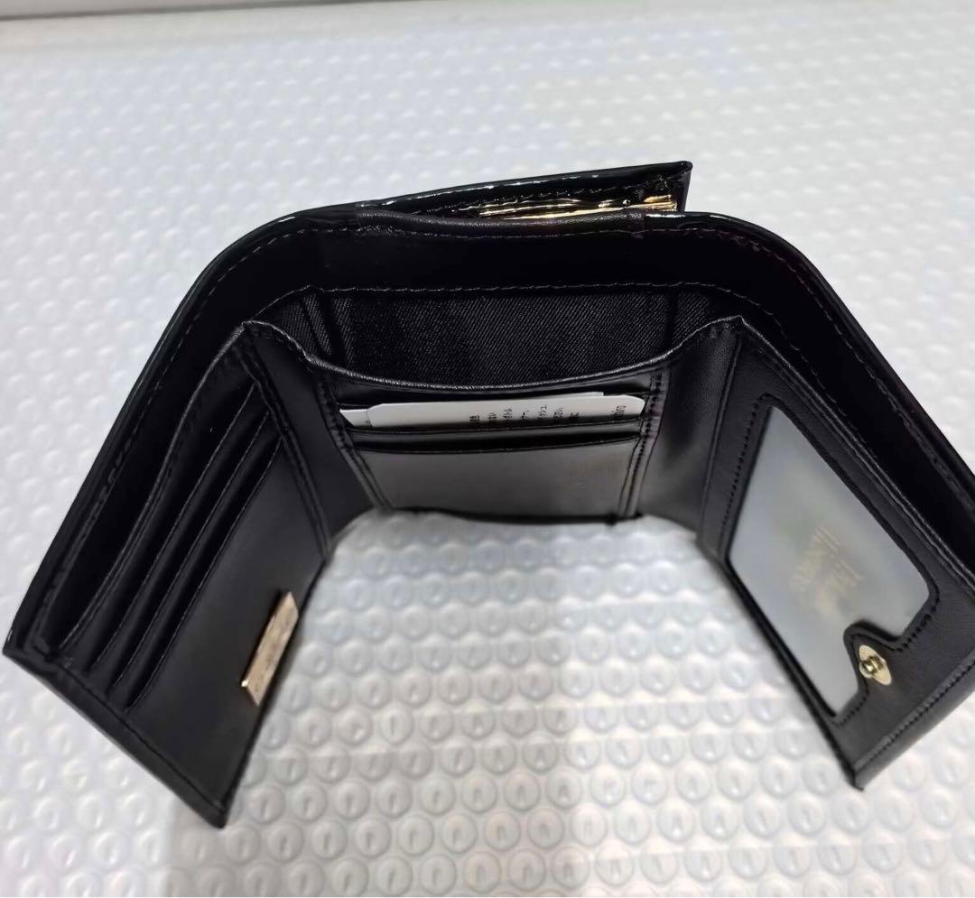 ブラック ヴィヴィアン 三つ折り財布·336955