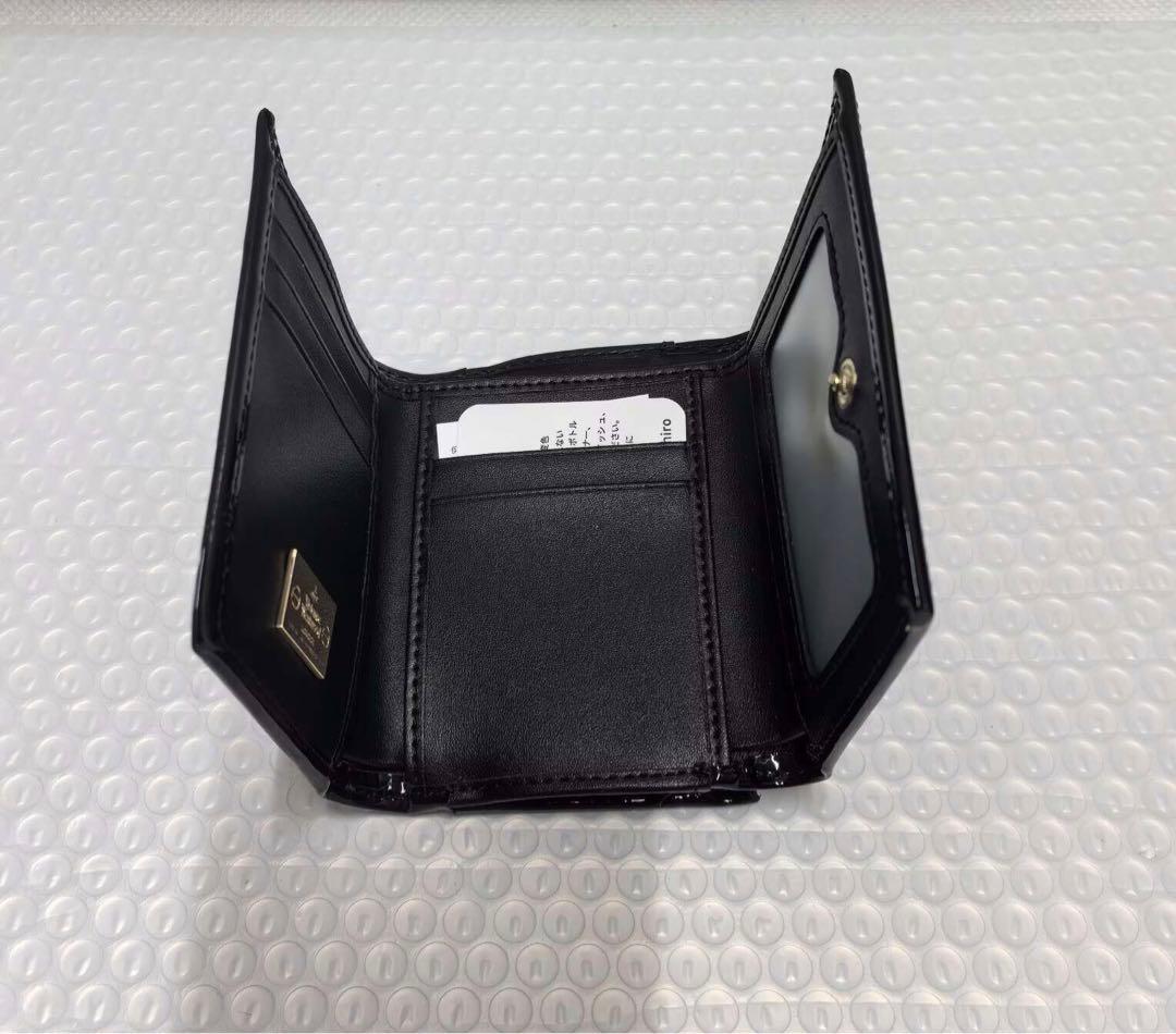ブラック ヴィヴィアン 三つ折り財布·336955