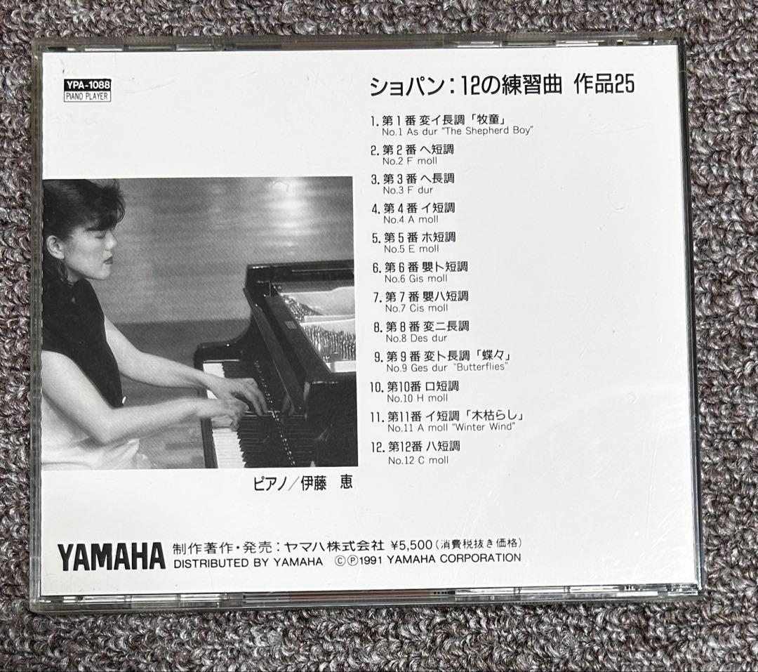 ショパン 12の練習曲 作品25 伊藤恵 ピアノプレーヤ フロッピーディスク