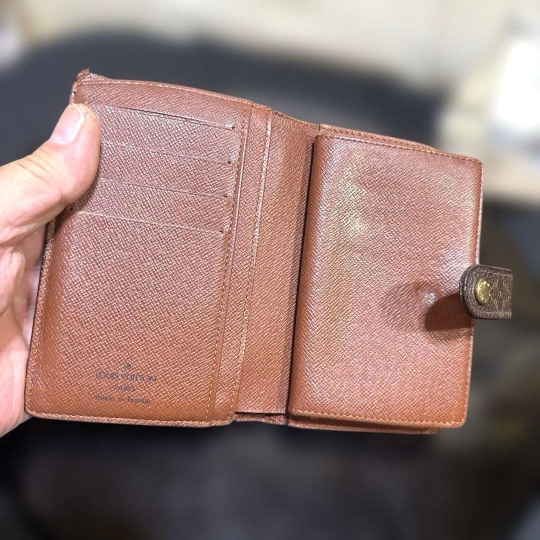 ④☆在庫SALE/良品 ♪モノグラム がま口 財布
