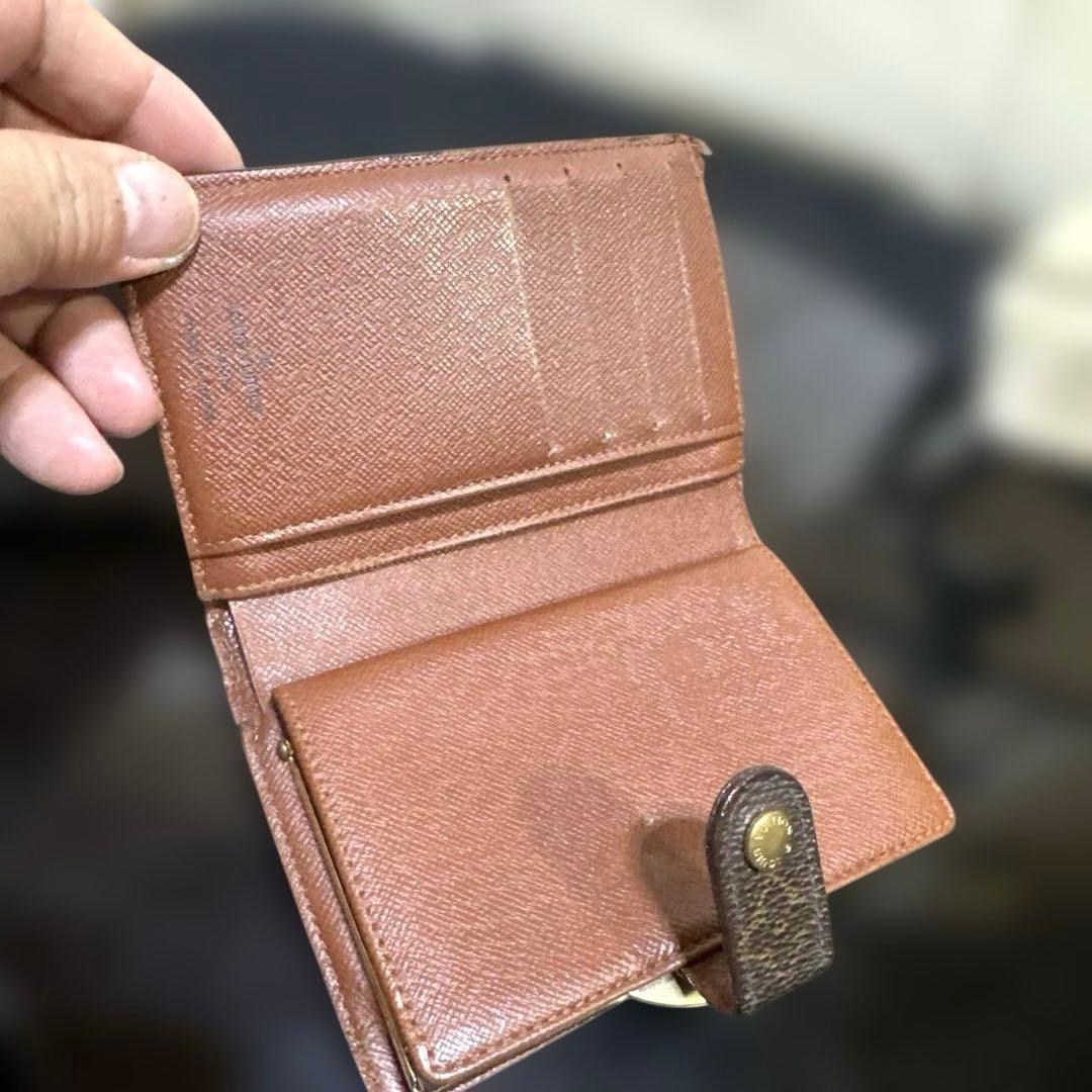 ④☆在庫SALE/良品 ♪モノグラム がま口 財布