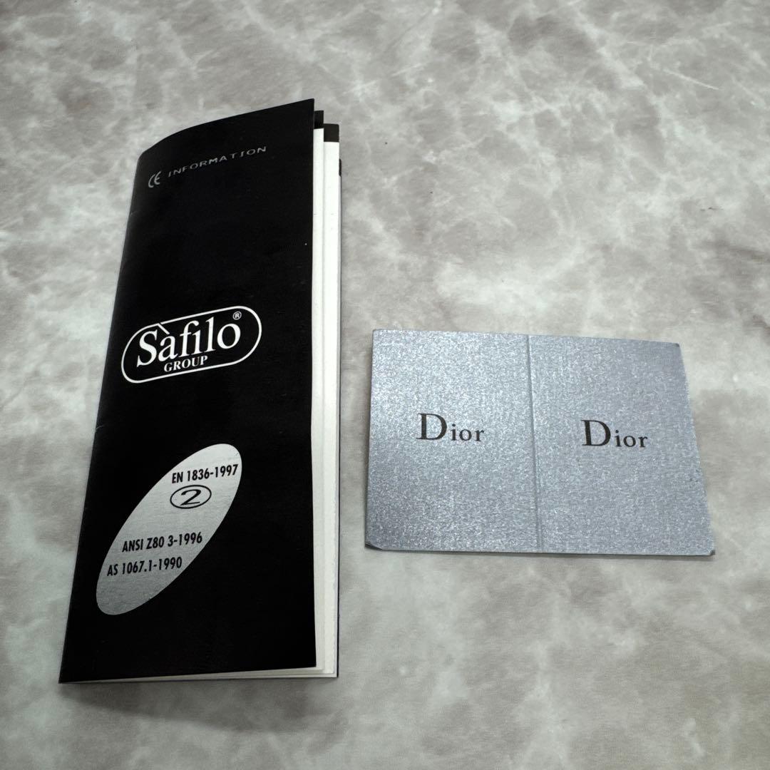 Christian Dior ディオール リムレスサングラス 度なし ブラック