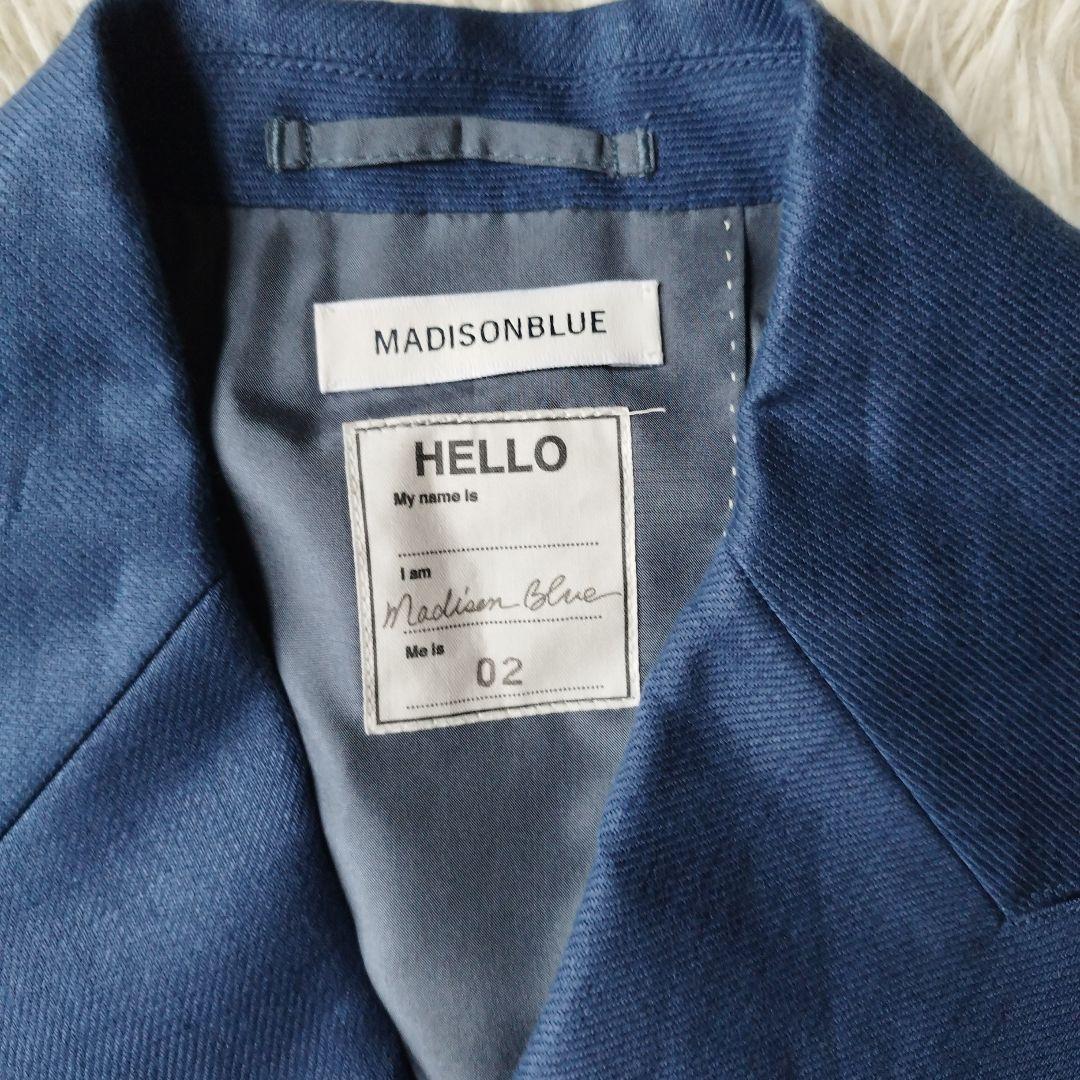 希少♡新品タグ付✨マディソンブルー W6B SHORT JKT LINEN 02