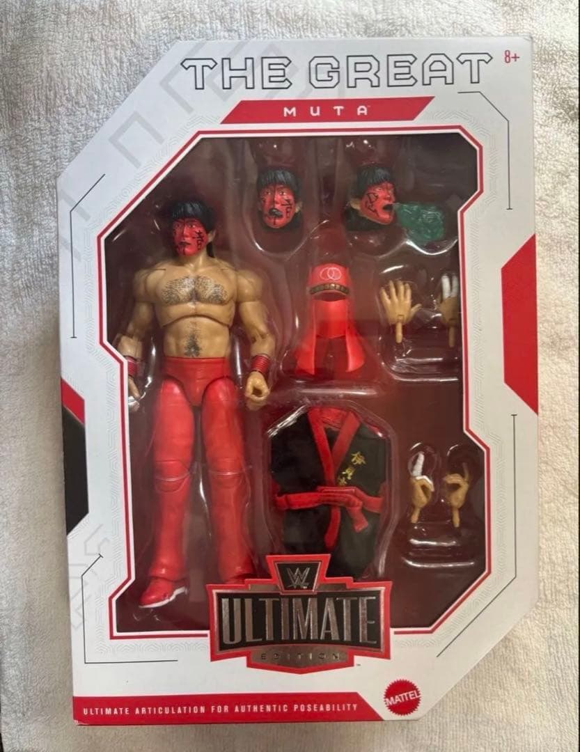 wwe マテル グレート ムタ フィギュア プロレス アルティメットエディション
