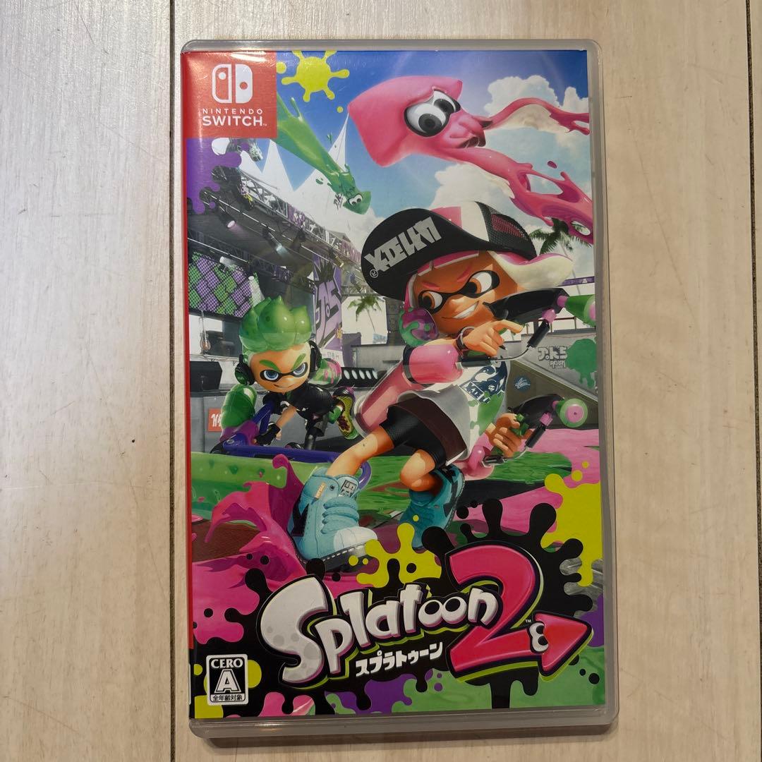 Nintendo Switchネオンブルー/ネオンレッド本体　スプラトゥーン2付