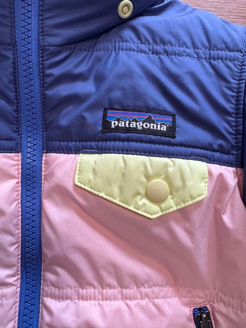 超美品　patagonia パタゴニア　フード付きアウター　リバーシブル　3T