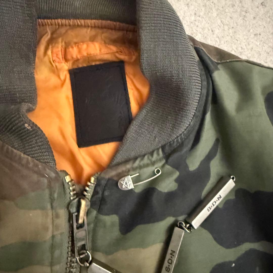 ジャケット・アウター society de nobodies camo bomber jacket