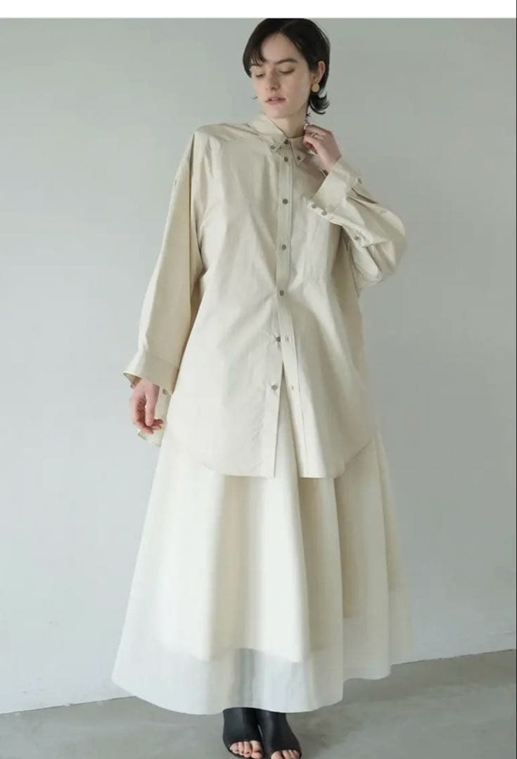 尻尻 CLANE RUSSELL VOLUME FLARE SKIRT