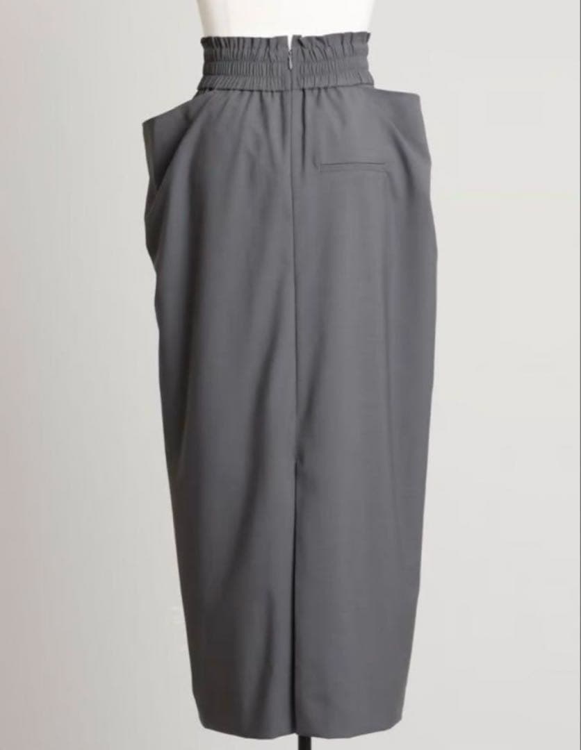 FREY フレイDOUBLE POCKET SKIRT/Iron gr