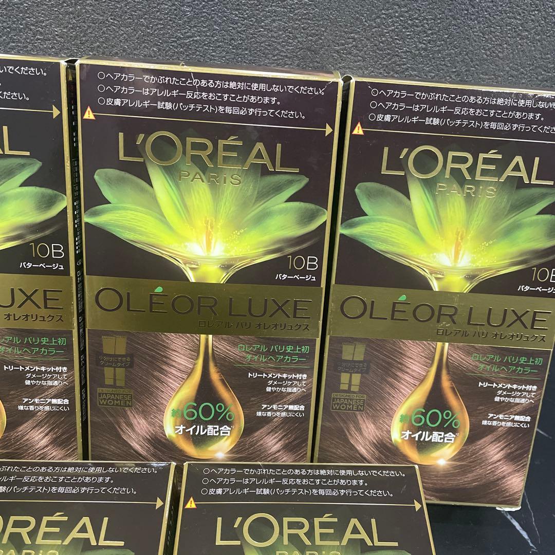 L'OREAL OLEOR LUXE 10B3個10NG2個白髪染め 5個セット