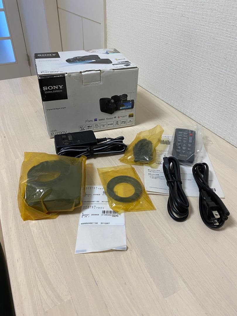 SONY ビデオカメラ本体 HDR-PJ790V 動作確認済み