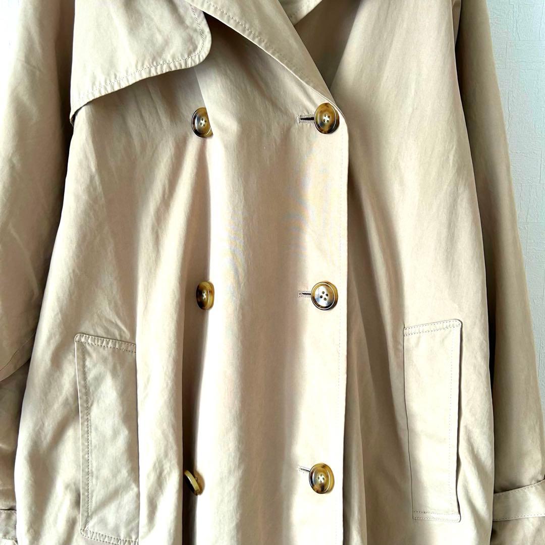 ADAM ET ROPE ロングトレンチコート 38 ベージュ