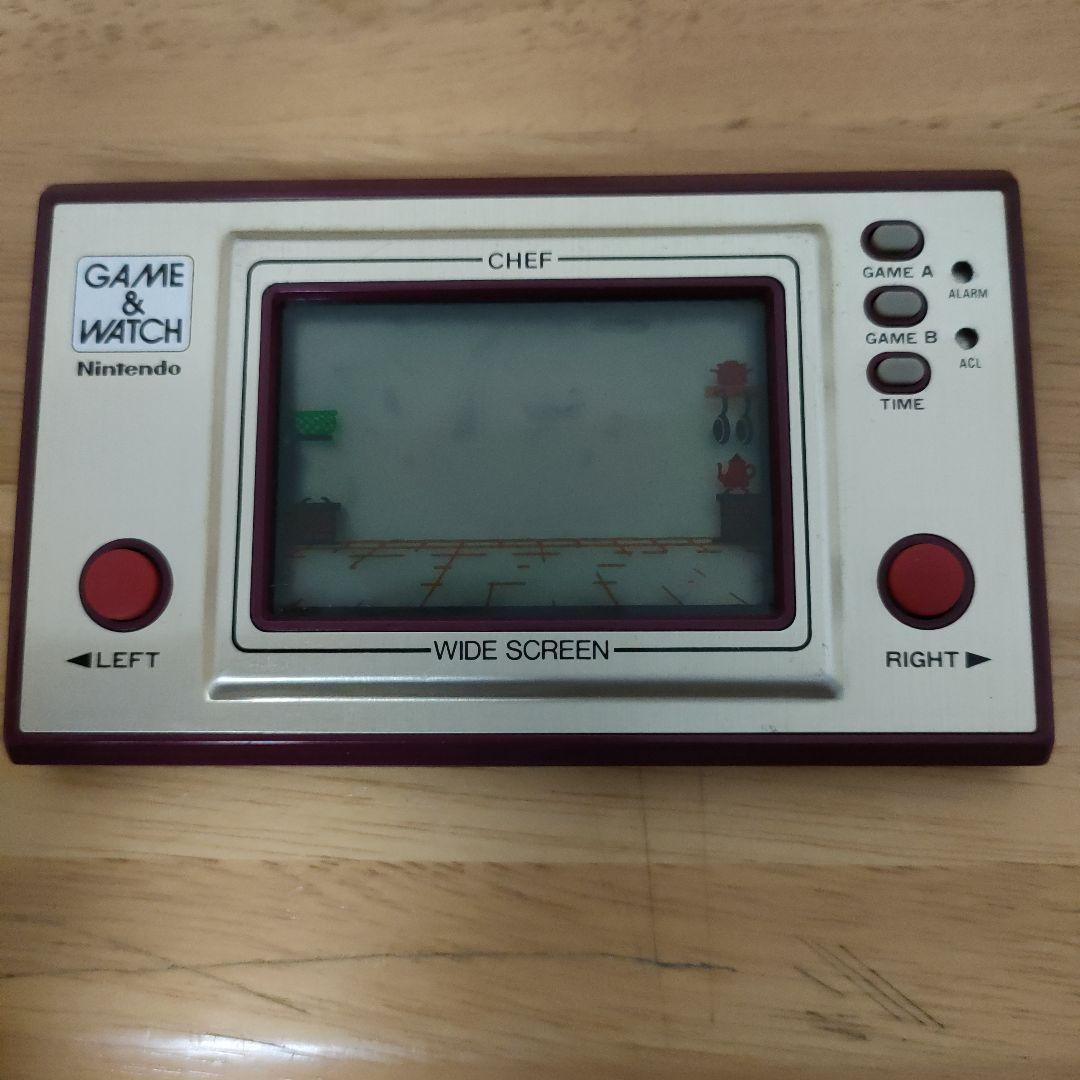 ゲームアンドウォッチシェフNintendoNintendo任天堂メンテナンス済み