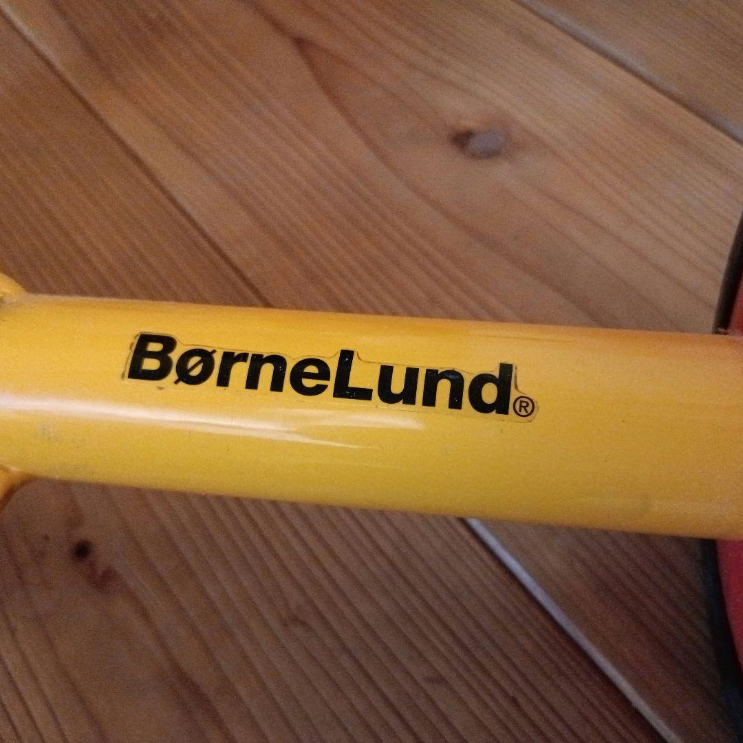 bornelund 三輪車 黄色 赤ホイール