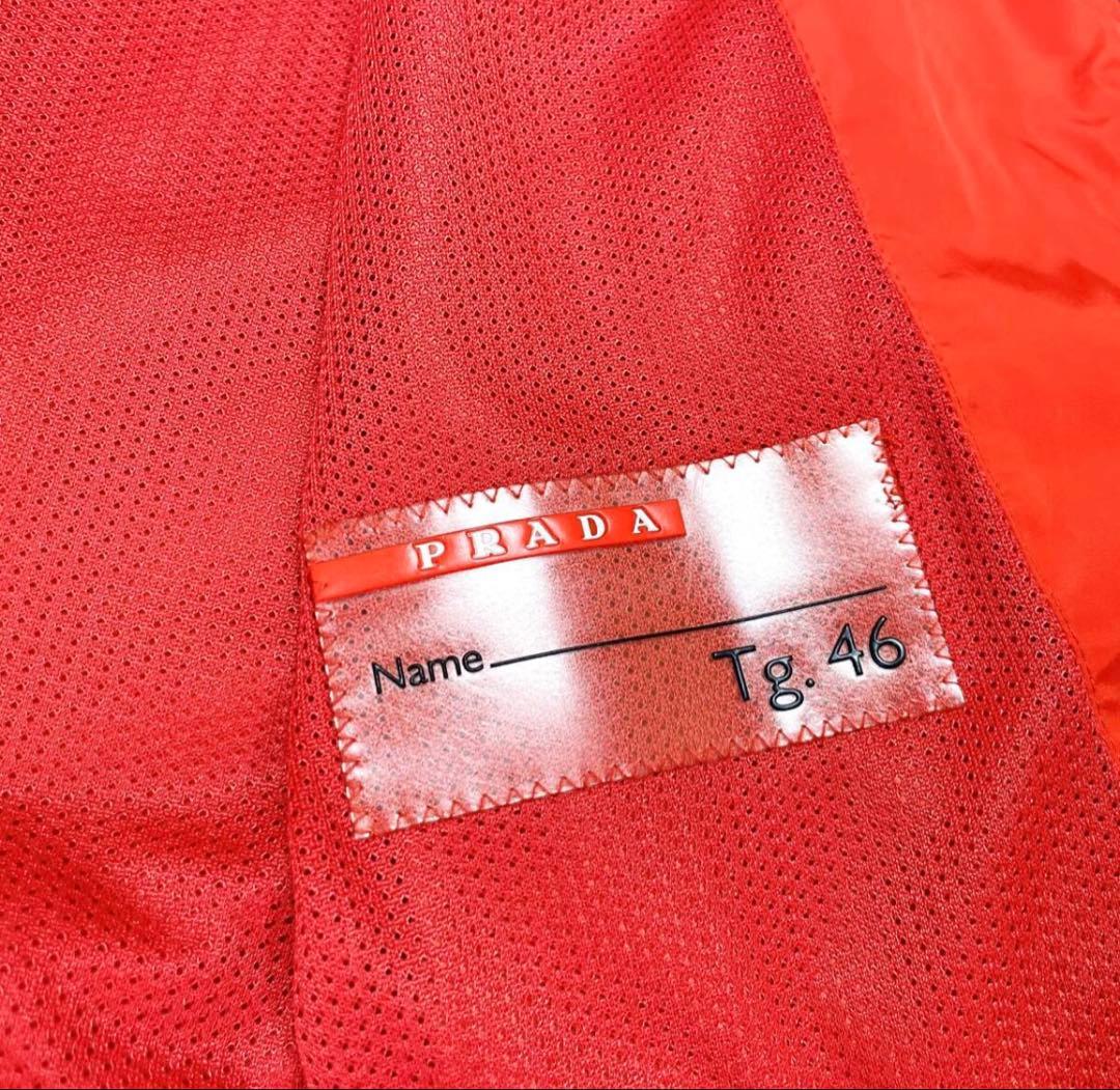 PRADA SPORT プラダスポーツ ジップアップ ナイロンベスト 46