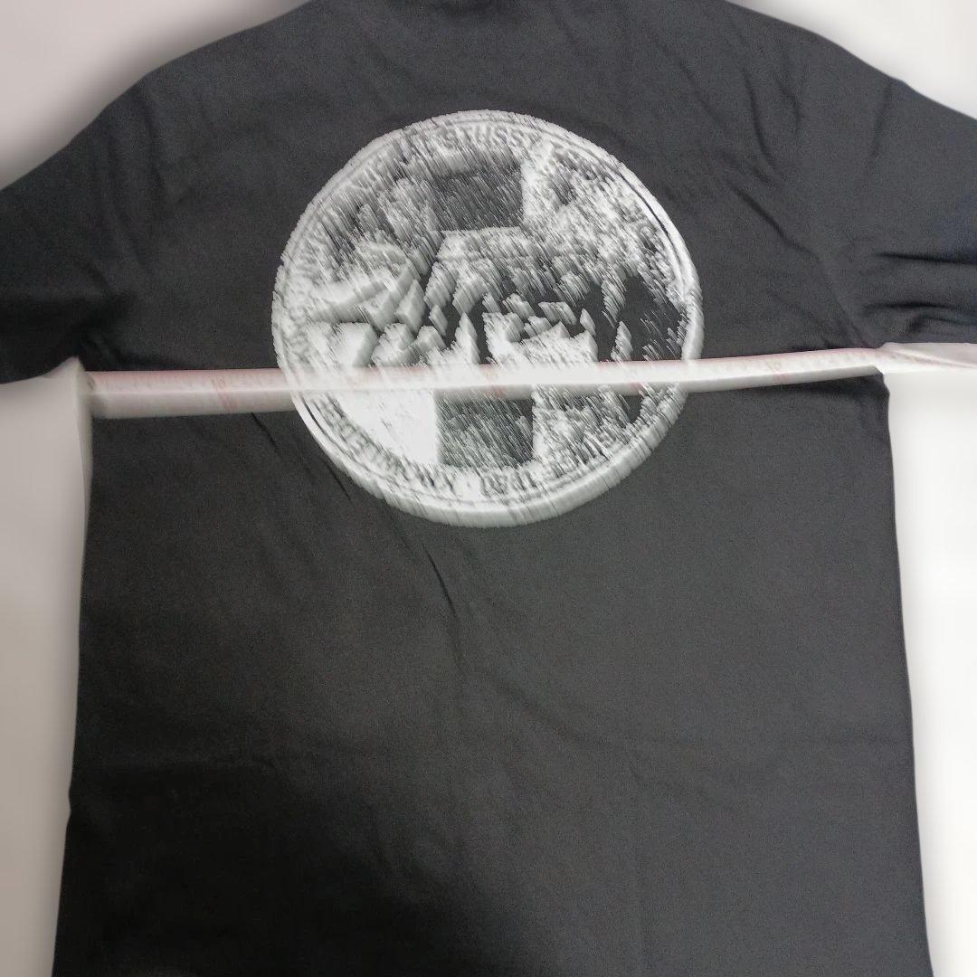stussyバックロゴTシャツバックプリントブラック新品