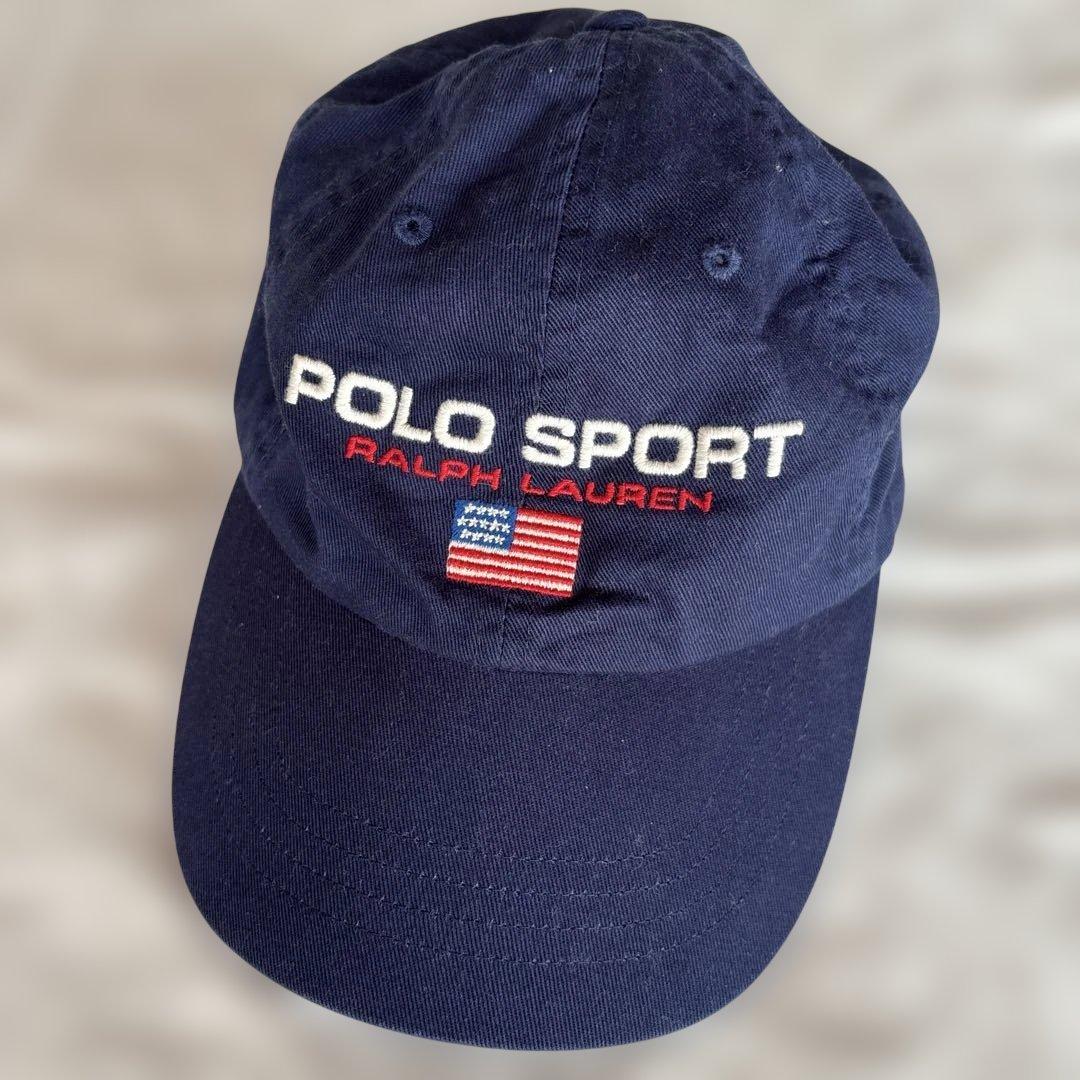 POLO SPORT 復刻 BB CAP（ネイビー）　美品