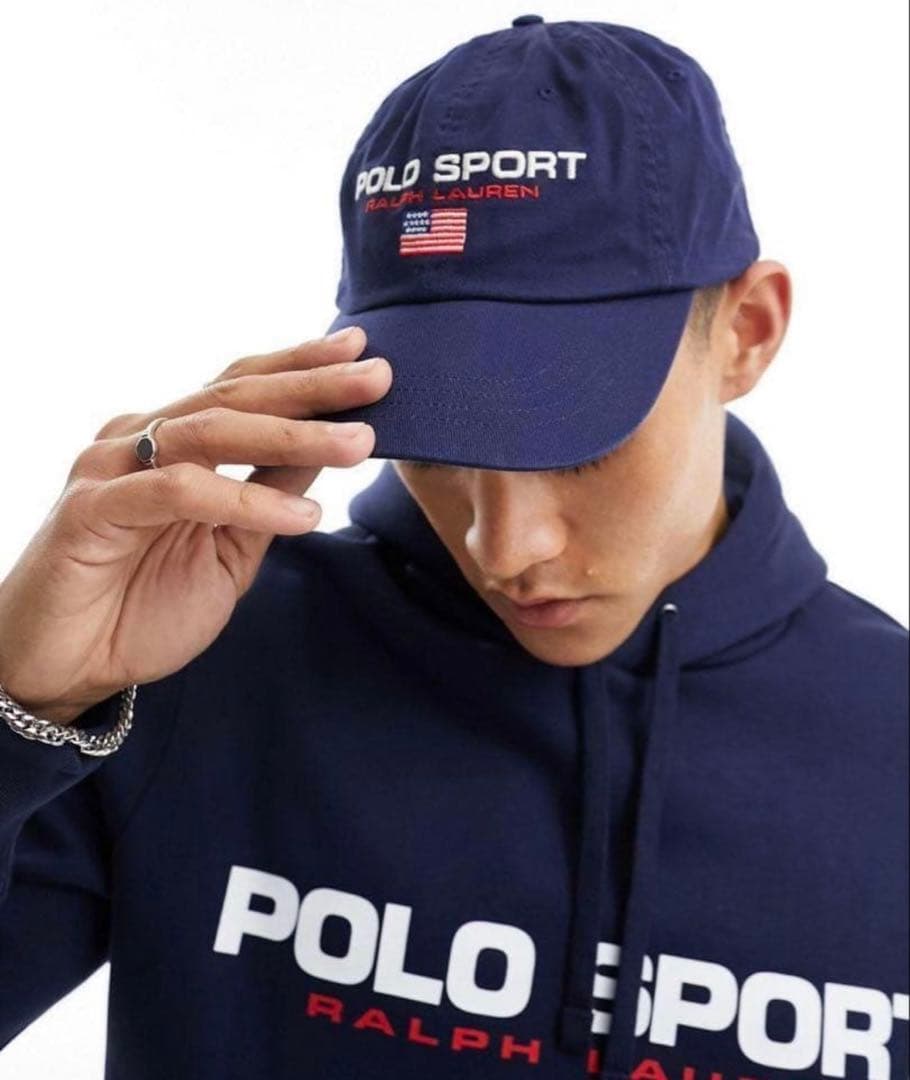 POLO SPORT 復刻 BB CAP（ネイビー）　美品