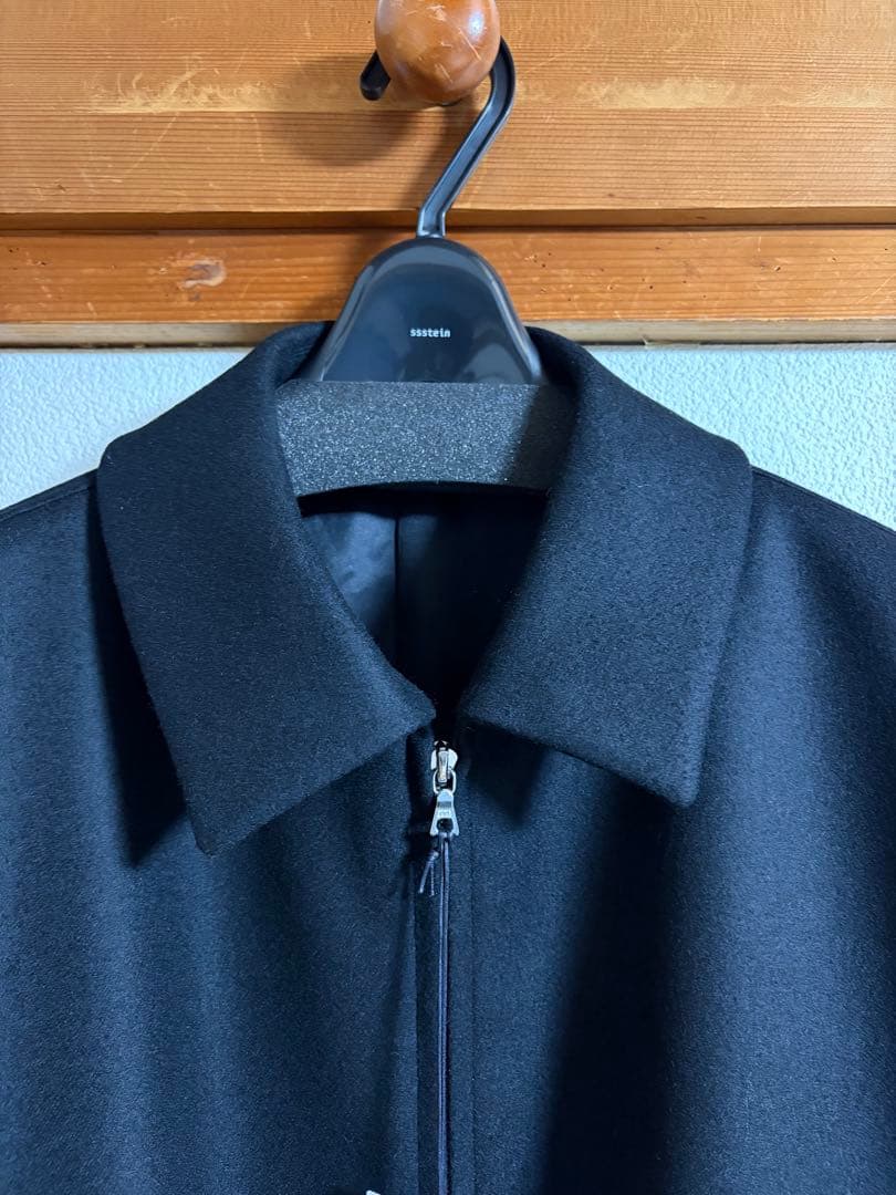 ジャケット・アウター ssstein MELTON OVERSIZED ZIP JACKET