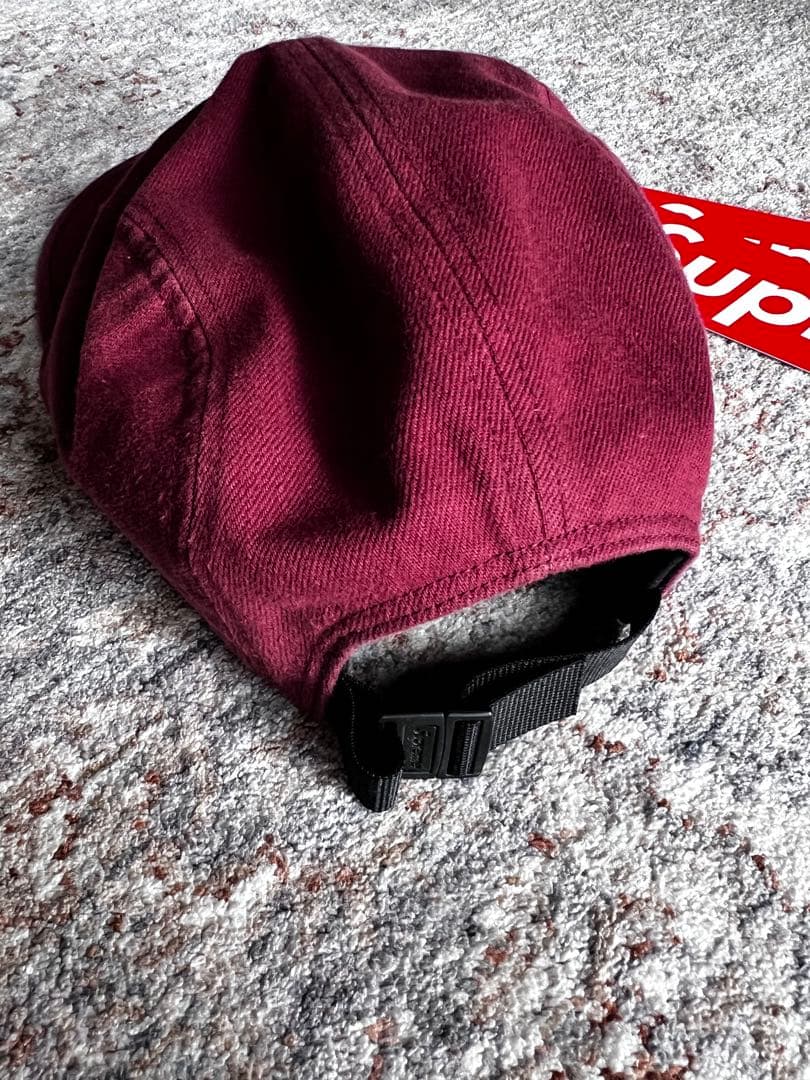 帽子 Supreme Denim Camp Cap \"Cardinal\" (24FW)